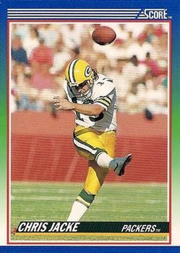 #103 Chris Jacke - Green Bay Packers - 1990 Score Football