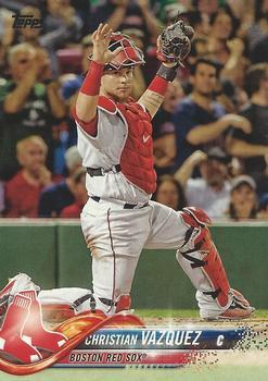 #103 Christian Vazquez - Boston Red Sox - 2018 Topps Baseball