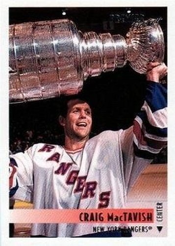 #103 Craig MacTavish - New York Rangers - 1994-95 Topps Premier Hockey