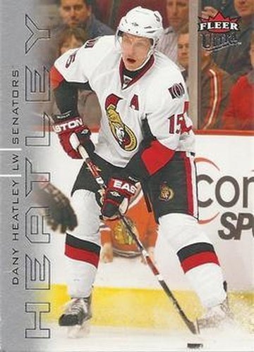 #103 Dany Heatley - Ottawa Senators - 2009-10 Ultra Hockey