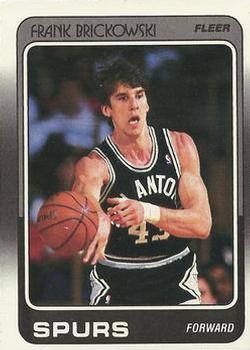 #103 Frank Brickowski - San Antonio Spurs - 1988-89 Fleer Basketball