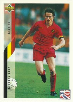 #103 Georges Grun - Belgium - 1994 Upper Deck World Cup Contenders English/Spanish Soccer