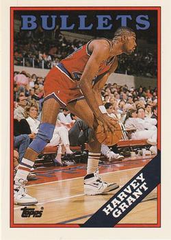 #103 Harvey Grant - Washington Bullets - 1992-93 Topps Archives Basketball