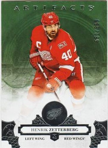 #103 Henrik Zetterberg - Detroit Red Wings - 2017-18 Upper Deck Artifacts Hockey