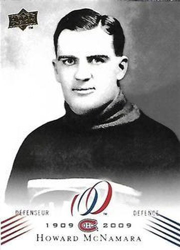 #103 Howard McNamara - Montreal Canadiens - 2008-09 Upper Deck Montreal Canadiens Centennial Hockey