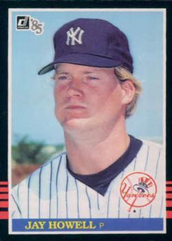 #103 Jay Howell - New York Yankees - 1985 Donruss Baseball