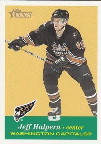 #103 Jeff Halpern - Washington Capitals - 2001-02 Topps Heritage Hockey