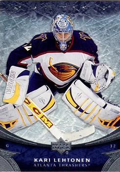 #103 Kari Lehtonen - Atlanta Thrashers - 2006-07 Upper Deck Ovation Hockey