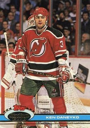 #103 Ken Daneyko - New Jersey Devils - 1991-92 Stadium Club Hockey