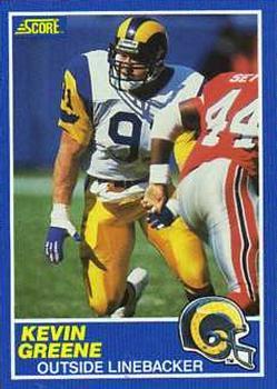 #103 Kevin Greene - Los Angeles Rams - 1989 Score Football