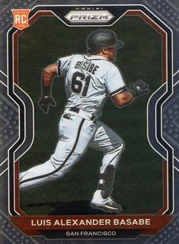 #103 Luis Alexander Basabe - San Francisco Giants - 2021 Panini Prizm Baseball