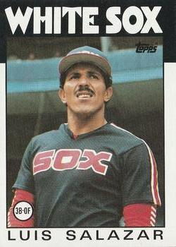#103 Luis Salazar - Chicago White Sox - 1986 Topps Baseball