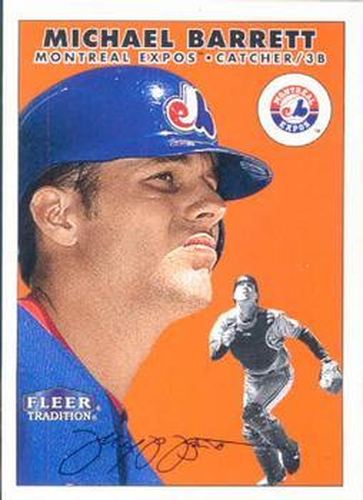 #103 Michael Barrett - Montreal Expos - 2000 Fleer Tradition Baseball