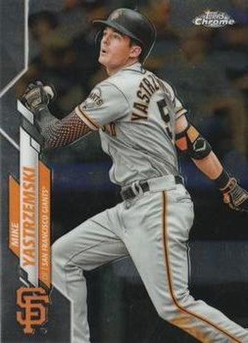 #103 Mike Yastrzemski - San Francisco Giants - 2020 Topps Chrome Baseball
