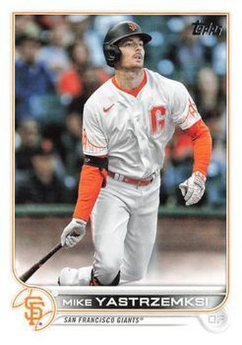 #103 Mike Yastrzemski - San Francisco Giants - 2022 Topps Baseball