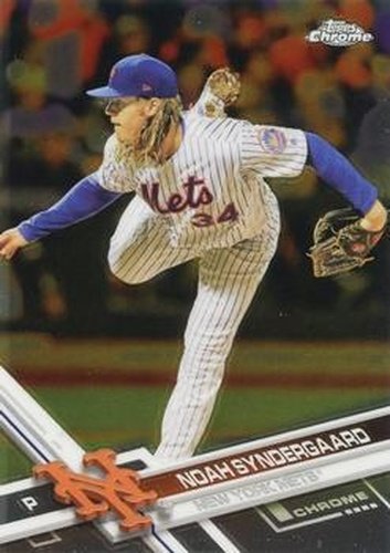 #103 Noah Syndergaard - New York Mets - 2017 Topps Chrome Baseball