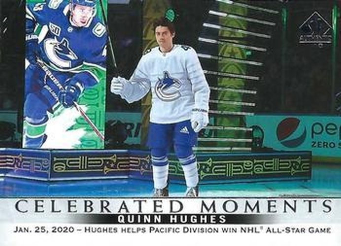 #103 Quinn Hughes - All Star Team - 2020-21 SP Authentic Hockey