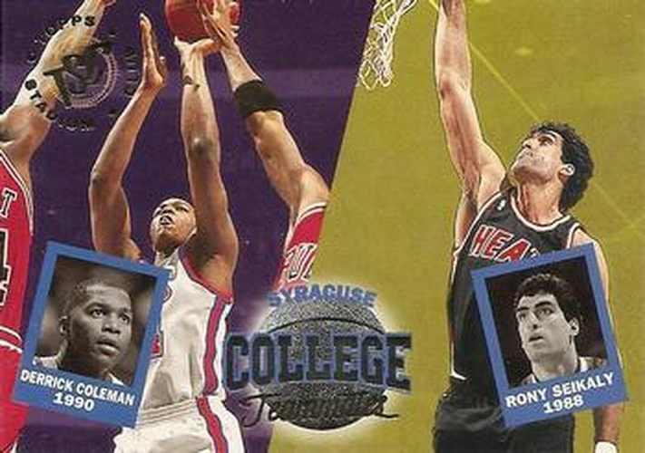 #103 Rony Seikaly / Derrick Coleman - Miami Heat / New Jersey Nets - 1994-95 Stadium Club Basketball