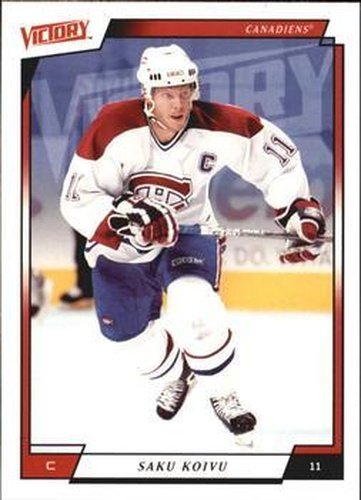 #103 Saku Koivu - Montreal Canadiens - 2006-07 Upper Deck Victory Hockey