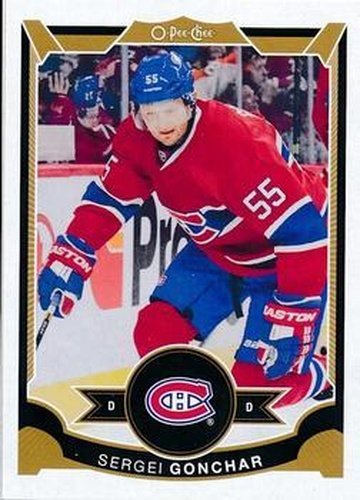 #103 Sergei Gonchar - Montreal Canadiens - 2015-16 O-Pee-Chee Hockey