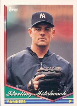 #103 Sterling Hitchcock - New York Yankees - 1994 Topps Baseball