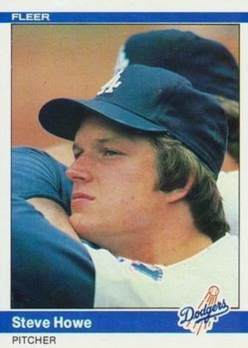 #103 Steve Howe - Los Angeles Dodgers - 1984 Fleer Baseball