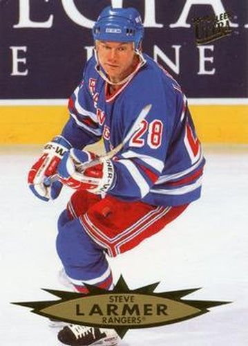 #103 Steve Larmer - New York Rangers - 1995-96 Ultra Hockey