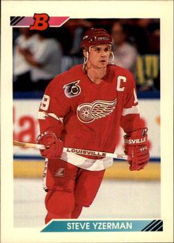 #103 Steve Yzerman - Detroit Red Wings - 1992-93 Bowman Hockey