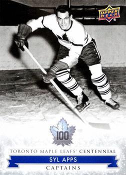 #103 Syl Apps - Toronto Maple Leafs - 2017 Upper Deck Toronto Maple Leafs Centennial Hockey