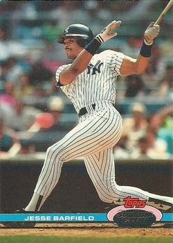 #103 Jesse Barfield - New York Yankees - 1991 Stadium Club Baseball