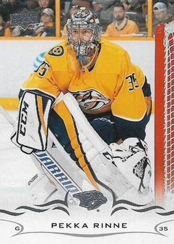 #103 Pekka Rinne - Nashville Predators - 2018-19 Upper Deck Hockey