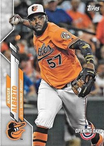 #103 Hanser Alberto - Baltimore Orioles - 2020 Topps Opening Day Baseball