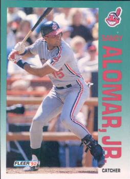 #103 Sandy Alomar Jr. - Cleveland Indians - 1992 Fleer Baseball
