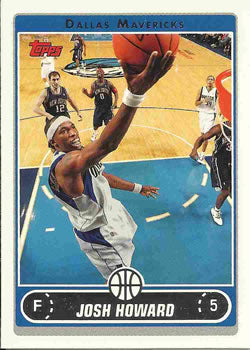 #103 Josh Howard - Dallas Mavericks - 2006-07 Topps Basketball