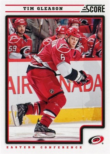 #103 Tim Gleason - Carolina Hurricanes - 2012-13 Score Hockey