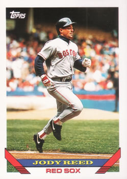 #103 Jody Reed - Boston Red Sox - 1993 Topps Baseball