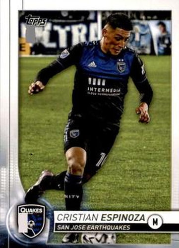 #103 Cristian Espinoza - San Jose Earthquakes - 2020 Topps MLS Soccer