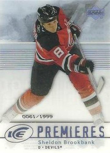 #103 Sheldon Brookbank - New Jersey Devils - 2007-08 Upper Deck Ice Hockey