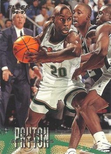 #103 Gary Payton - Seattle SuperSonics - 1996-97 Fleer Basketball