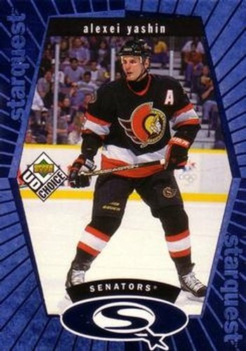 #SQ10 Alexei Yashin - Ottawa Senators - 1998-99 UD Choice Hockey - StarQuest Blue