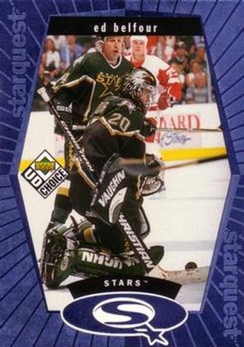 #SQ17 Ed Belfour - Dallas Stars - 1998-99 UD Choice Hockey - StarQuest Blue