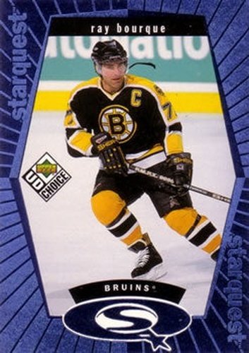 #SQ21 Ray Bourque - Boston Bruins - 1998-99 UD Choice Hockey - StarQuest Blue
