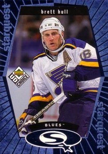 #SQ22 Brett Hull - St. Louis Blues - 1998-99 UD Choice Hockey - StarQuest Blue