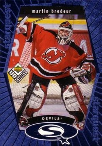 #SQ23 Martin Brodeur - New Jersey Devils - 1998-99 UD Choice Hockey - StarQuest Blue