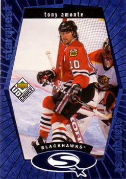 #SQ26 Tony Amonte - Chicago Blackhawks - 1998-99 UD Choice Hockey - StarQuest Blue