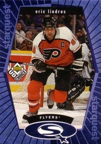 #SQ28 Eric Lindros - Philadelphia Flyers - 1998-99 UD Choice Hockey - StarQuest Blue