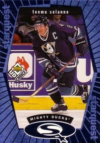 #SQ5 Teemu Selanne - Anaheim Mighty Ducks - 1998-99 UD Choice Hockey - StarQuest Blue