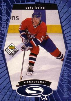 #SQ8 Saku Koivu - Montreal Canadiens - 1998-99 UD Choice Hockey - StarQuest Blue