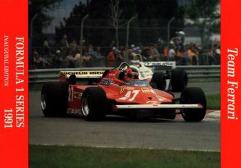 #104 Gilles Villeneuve - Ferrari - 1991 Carms Formula 1 Racing