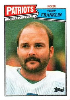 #104 Tony Franklin - New England Patriots - 1987 Topps Football